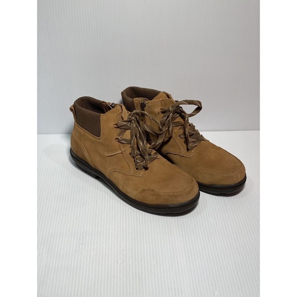 UGG Women's Chestnut Suede HAPSBURG Waterproof Ankle Boots size 11 - Picture 3 of 7